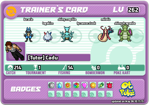 [Tutor] Cadu Card otPokemon.com