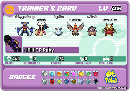 J O K E R Ruby Card otPokemon.com