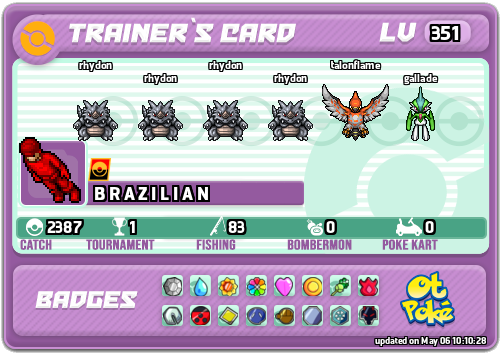 B R A Z I L I A N Card otPokemon.com