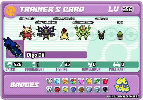 Digo Dii Card otPokemon.com