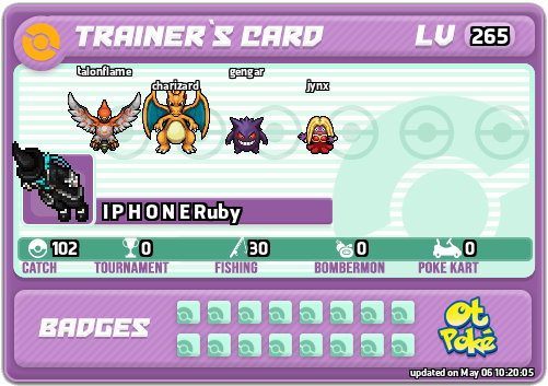 I P H O N E Ruby Card otPokemon.com