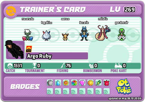 Argo Ruby Card otPokemon.com