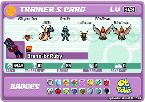 Breno-br Ruby Card otPokemon.com