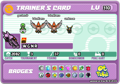 W G N R Card otPokemon.com