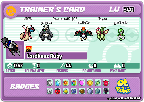 Lordkauz Ruby Card otPokemon.com