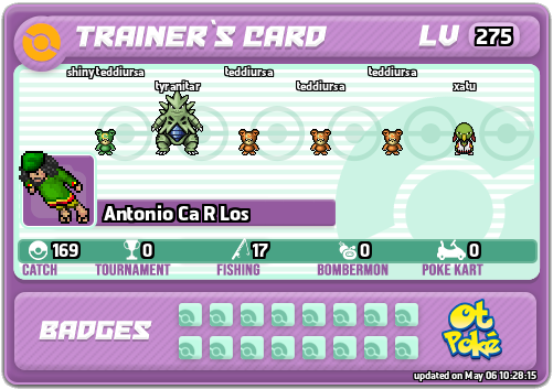 Antonio Ca R Los Card otPokemon.com