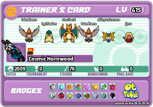Cosmic Hornwood Card otPokemon.com