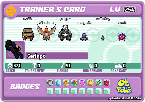 Gerinpo Card otPokemon.com