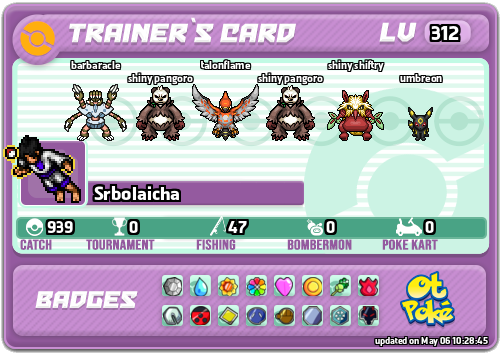 Srbolaicha Card otPokemon.com