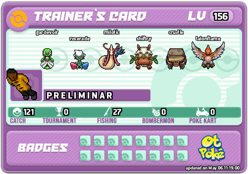 P R E L I M I N A R Card otPokemon.com