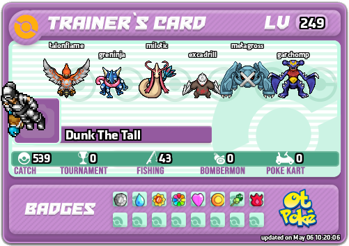 Dunk The Tall Card otPokemon.com