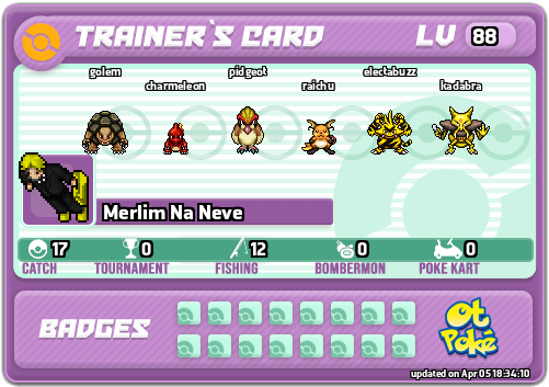 Merlim Na Neve Card otPokemon.com