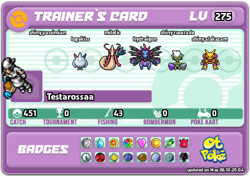 Testarossaa Card otPokemon.com