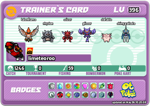 Iimeteoroo Card otPokemon.com