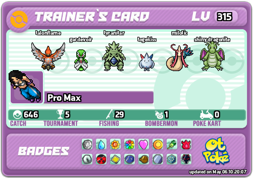 Pro Max Card otPokemon.com