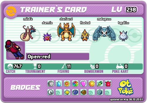 Open-red Card otPokemon.com