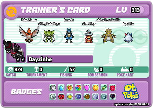 Dayzinhe Card otPokemon.com