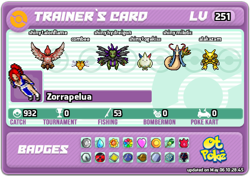 Zorrapelua Card otPokemon.com